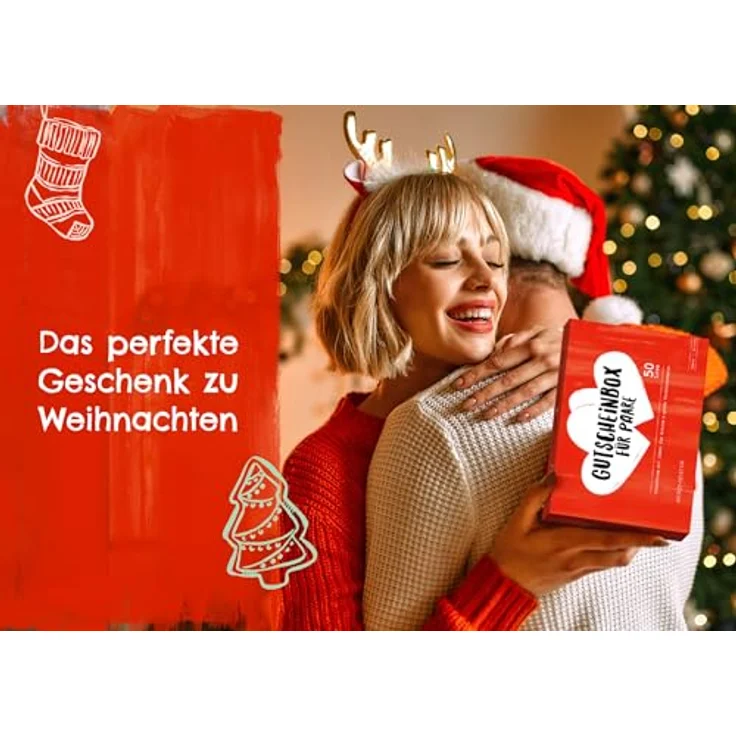 Gutschein Box für Paare I Paar-Geschenk für Männer und Frauen zum Valentinstag I Geschenkidee mit viel Liebe für Partner & Partnerin I Besondere Überraschung für Ehemann, Ehefrau, Freund, Freundin – Bild 7