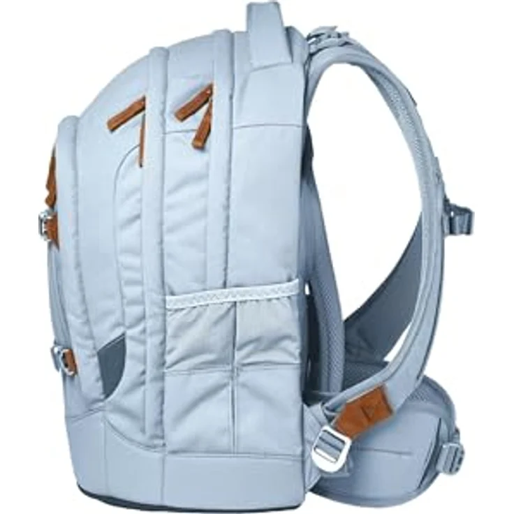 Satch Schulrucksack Pack - Schulrucksack 45 cm (1-tlg), ergonomisch, reflektierend, geräumig, wasserabweisend, blau – Bild 3