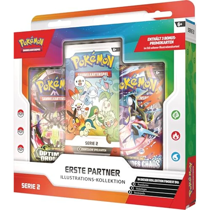 AMIGO POKÉMON 13978 Erste Partner Kollektion Serie 2, Sammelkarten-Set für Sammler und Fans – Bild 3