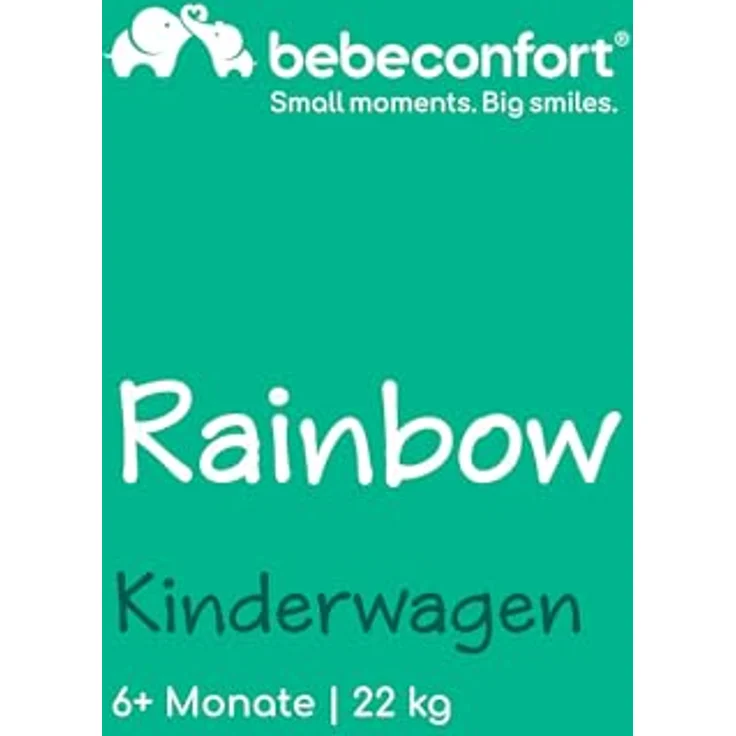 Bebeconfort Rainbow, Kompakter Kinderwagen für 6 Monate bis 4 Jahre, bis 22 kg, Mineral Green, verstellbare Rückenlehne und Fußstütze, leicht (6,6 kg) – Bild 2
