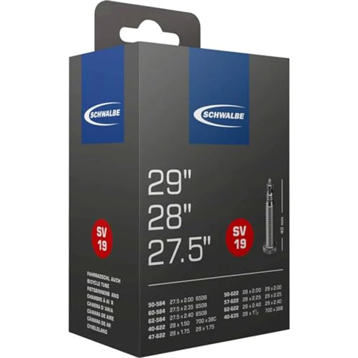 2X Schwalbe SV 19F 29 Plus Freeride Schlauch Sclaverand Ventil – Bild 2