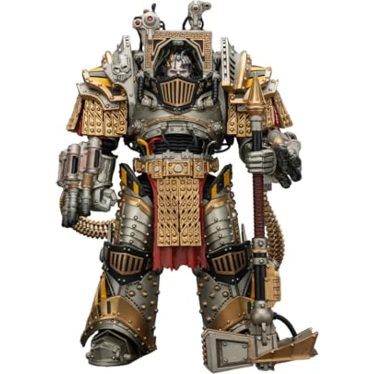 Joy Toy Warhammer The Horus Heresy, Actionfigur Iron Warriors Perturabo Primarch der IV. Legion, 28 cm mit Zubehör – Bild 1