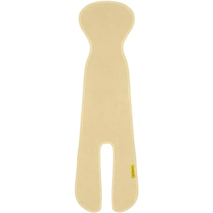 Aeromoov Air Layer - Baby Sitzauflage aus Bio-Baumwolle, Antischwitz Einlage für Autositz oder Kinderwagen, Gruppe 2/3 mit Beinen, Vanilla – Bild 1