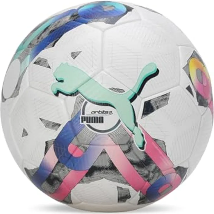 Puma Unisex Balls Orbita 2 TB FQP Fußball 5 White Multi Colour