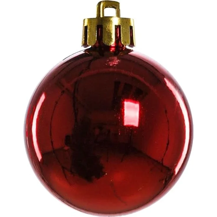 TrendLine Christbaumkugeln 12 Kugeln Ø 4 cm Rot Weihnachtskugeln Weihnachtsbaum – Bild 3