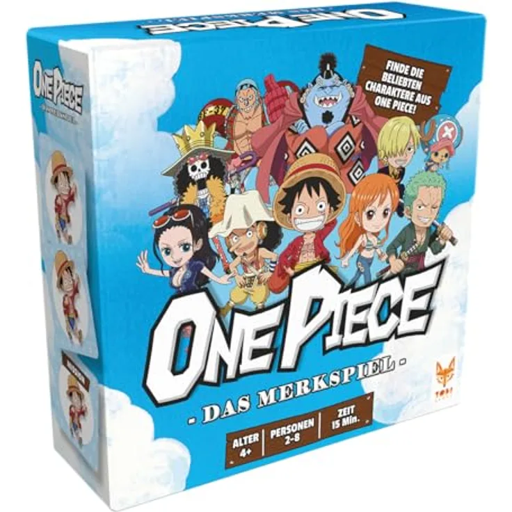 Topi Games ANF2-MI-132001, Brettspiel im One Piece Design mit 50 Karten und 2 Schwierigkeitsstufen