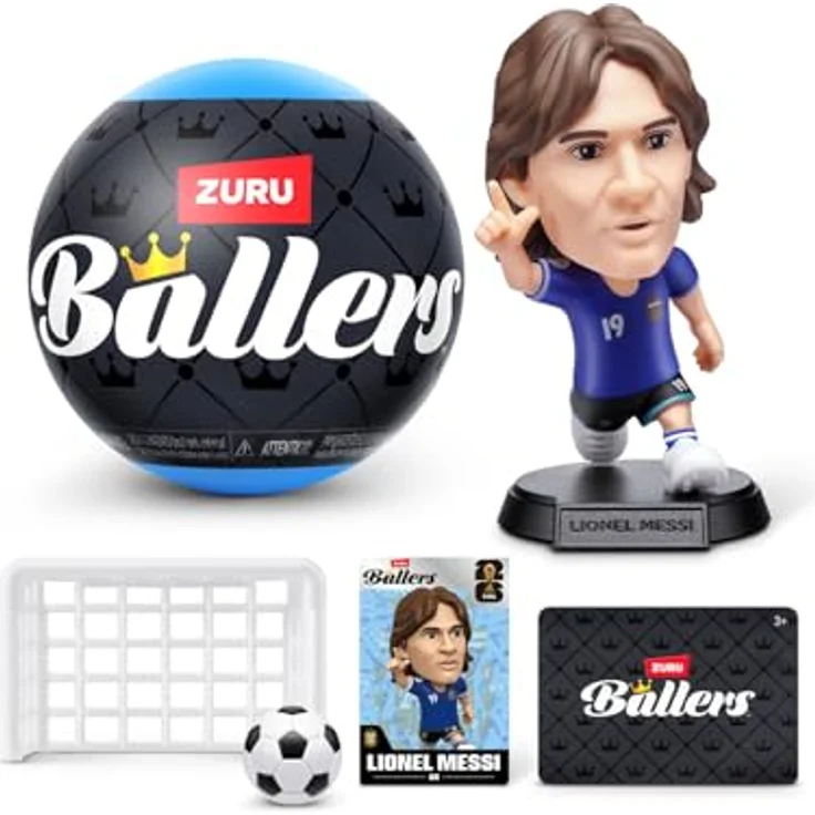 Zuru Ballers FIFA World Cup, Sammelfigur mit Fußball, Mini-Fußball und Sammelkarte, 1St. – Bild 5