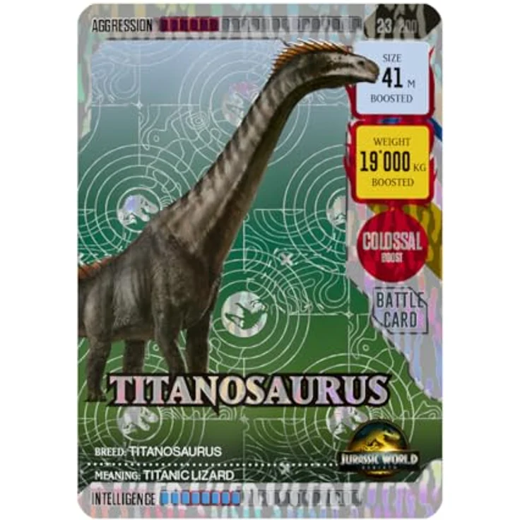 Panini Jurassic World Roar Trading Cards Flow Packs Display, 24 Sammelkarten in mehrsprachigem Design – Bild 5