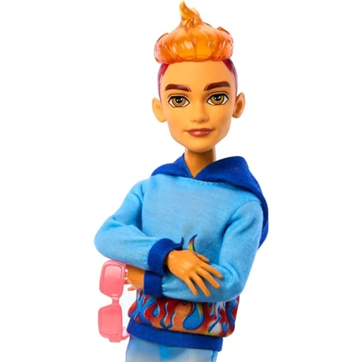 Mattel® Monster High Scare-adice Island Heath Burns Doll, G3-Puppe mit Strandoutfit und Zubehör, feuriges Design – Bild 3