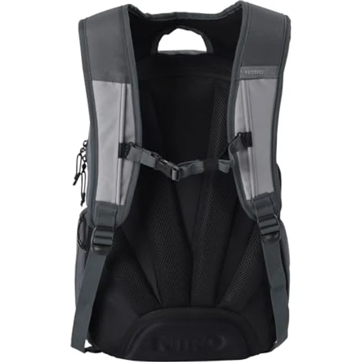 Nitro Chase Rucksack, Schulrucksack mit Organizer und 17 Zoll Laptopfach, Komfortable Rückenpolsterung, Farbvarianten nicht angegeben – Bild 4