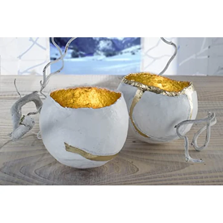 GLOREX 6 9502 60 - Keratex Gipsbinde, 10 cm x 2 m, hautfreundliches Modelliergewebe, zum Basteln und Modellieren, für Masken und Abdruck von Babybauch – Bild 3