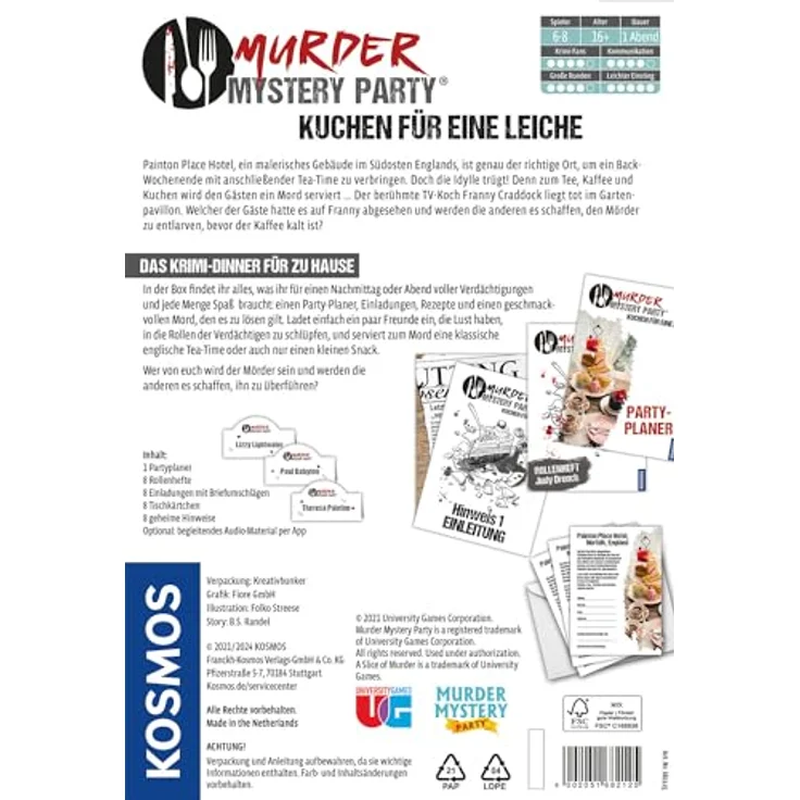 Murder Mystery Party - Kuchen für eine Leiche – Bild 3