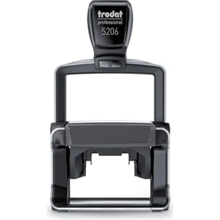 TRODAT Stempel Textstempel, individualisierbar 5206 IBAN selbstfärbend schwarz - Lasergravur, Premium-Gummi, 5-6 Farben Tinte, strapazierfähiges Gehäuse, hergestellt in Frankreich – Bild 10