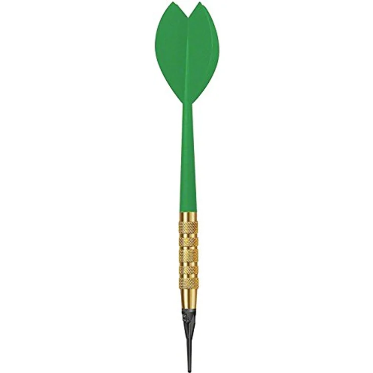 Kings Dart Softdartpfeile-Set | 100 robuste Dartpfeile für elektronische Dartscheiben | 100% Messing-Barrel, Longlife-Spitzen, Flights u. Schaft aus Kunststoff | 16g | Bunt – Bild 2