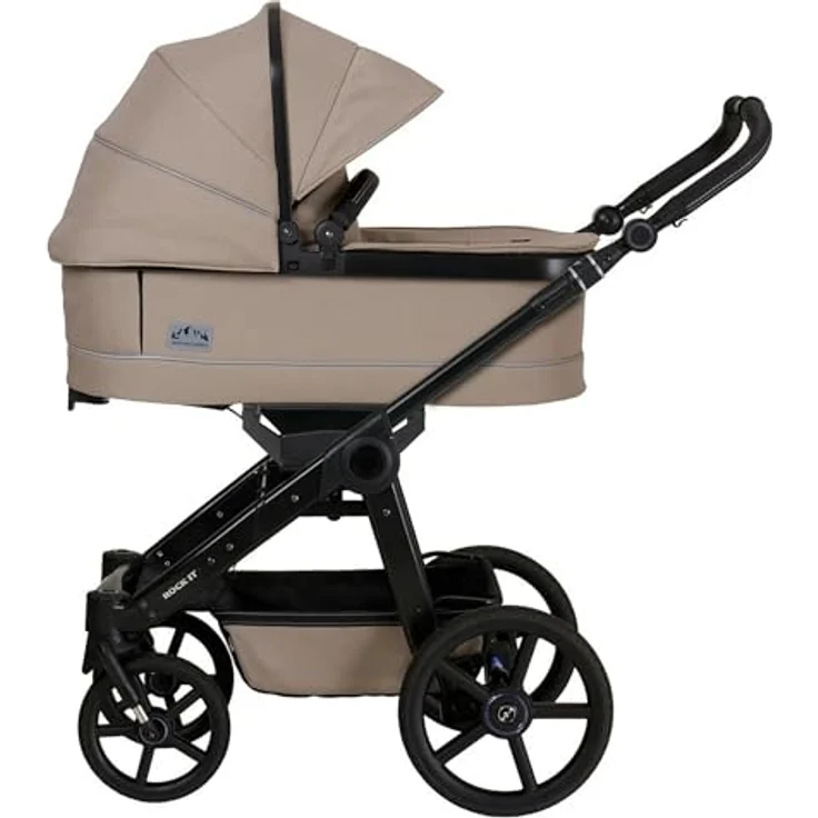 Hartan Kinderwagenset Rock IT Outdoor, Sand, 3-teilig, mit Federung, kugelgelagerten Rädern, 5-Punkte-Gurt, Made in Germany – Bild 9