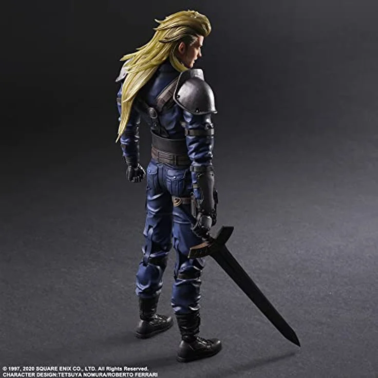 Square Enix FINAL FANTASY VII Remake - Roche - Play Arts Kai Figur, 27cm, detailreich mit austauschbarem Gesicht und Ständer – Bild 9
