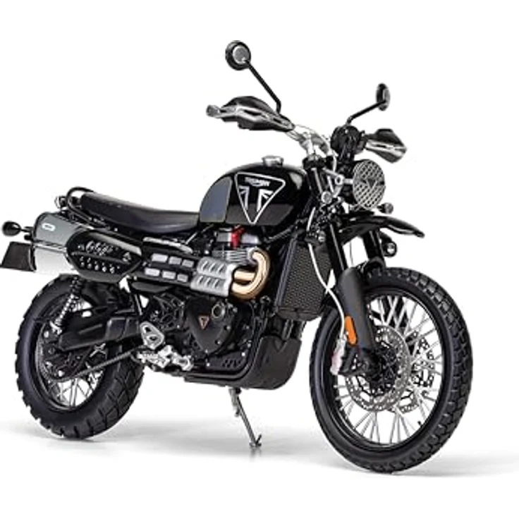 Corgi CC08402 Triumph Scrambler 1200 (Bond Edition) – Druckguss-Modellfahrzeug mit authentischen Details, Souvenirgeschenk für Sammler und Autofans – Bild 1