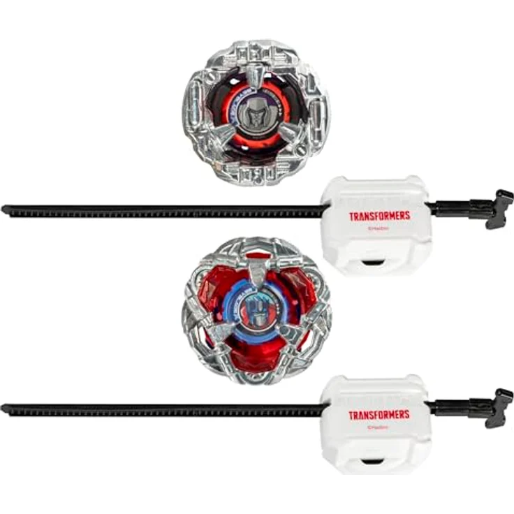 Hasbro Beyblade X Transformers Optimus Prime 4-60P vs. Megatron 4-80B, Multipack mit X-Celerator und austauschbaren Teilen, Wettkampfspielzeug ab 8 Jahren – Bild 2