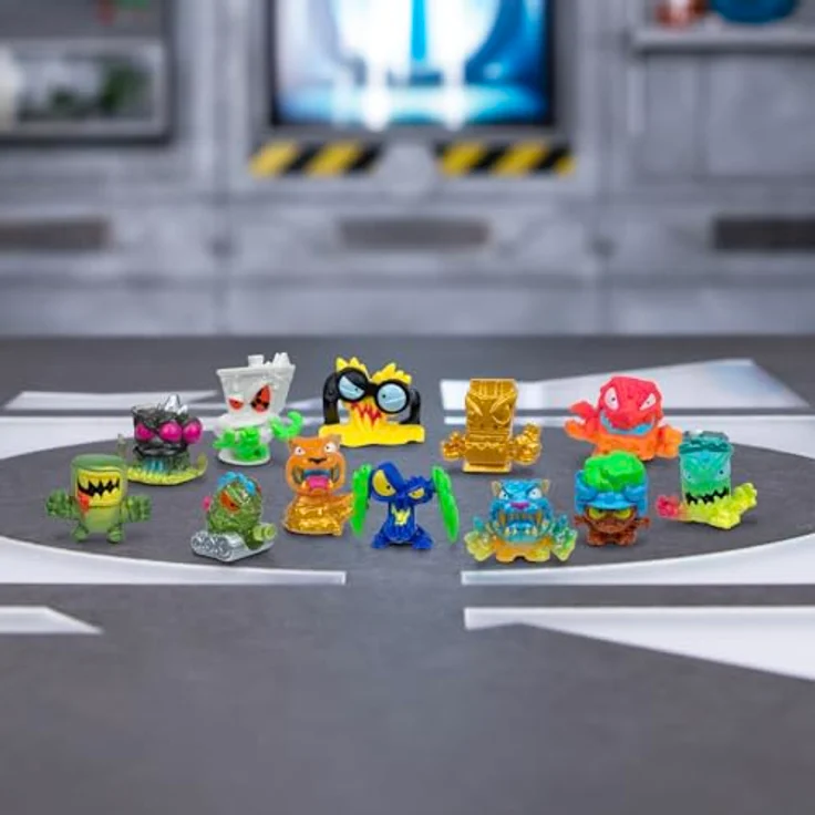 MRBEAST LAB MrBeast Lab Swarms Atomic-Serie Mega-Labor-Packung, Experiment mit 2/12 Mini-Monster-Sammelfiguren (2,5 cm), Wasser hinzufügen und Reagenzglas schütteln – Bild 3