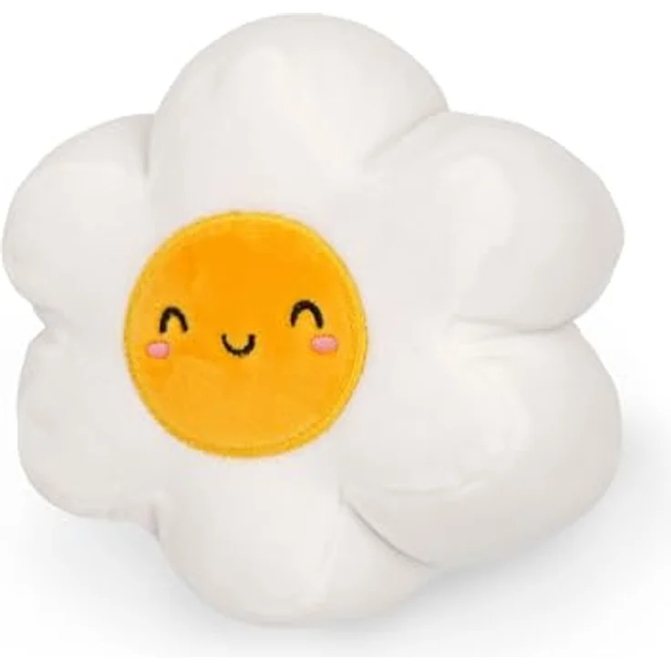Legami Super Soft Plush Mini Daisy Plüschfigur, personalisierbare ID Karte, steht allein, 14x15x12 cm, weiß – Bild 2