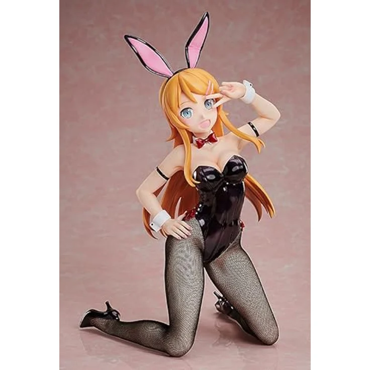 FREEing Oreimo PVC Statue 1/4 Kirino Kousaka: Bunny Ver. 33 cm, Sammelfigur im Hasenkostüm mit echten Netzstrumpfhosen – Bild 8