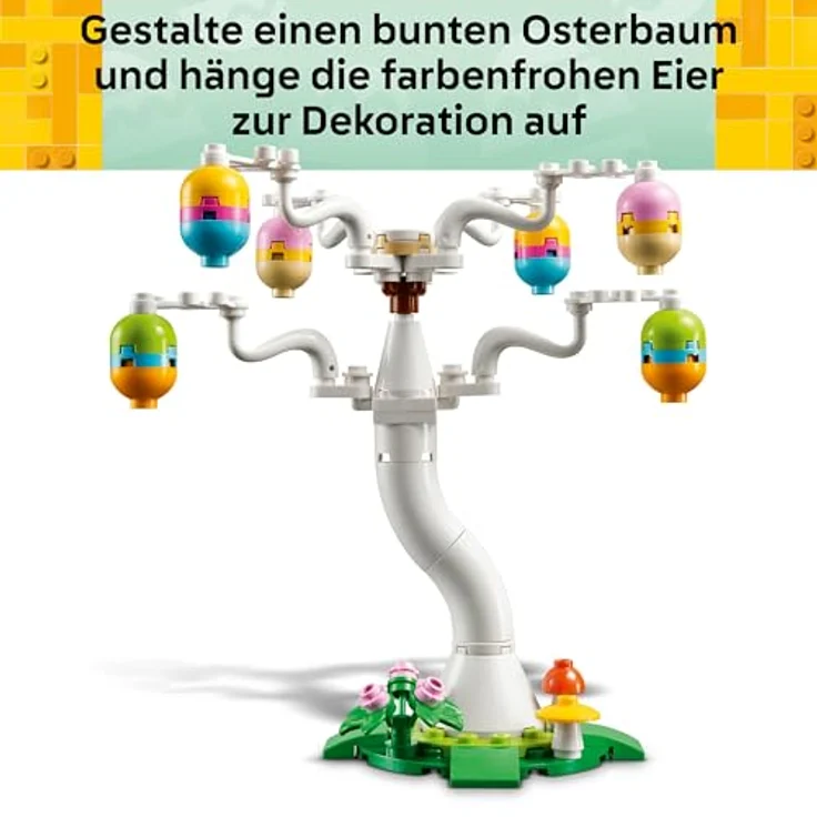 LEGO 70808 Osterhase und Ostereisuche Bausatz, mit 140 Teilen, Mehrfarbig, kreatives Konstruktionsspielzeug für Kinder ab 8 Jahren – Bild 5
