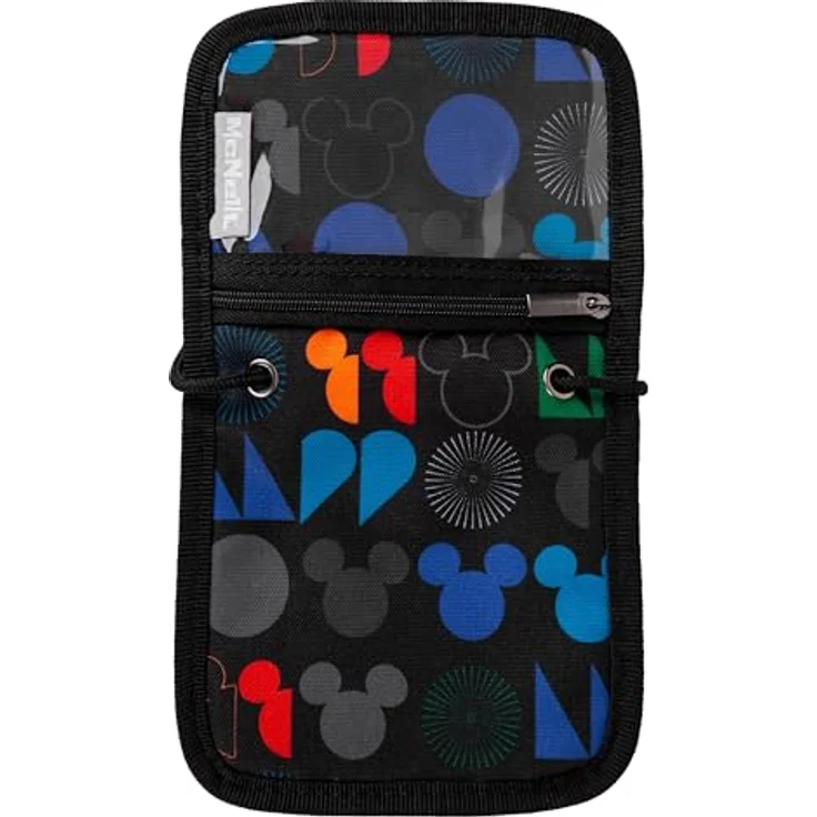 McNeill Brustbeutel Disney, Mickey Mouse, Kinder-Brustbeutel für sicheren Transport, blau – Bild 2