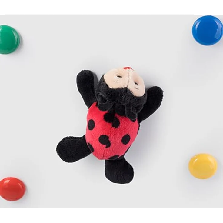 Schaffer Knuddel mich! 3456 Plüsch Magnetic Marienkäfer Bolle rot-schwarz – Bild 7