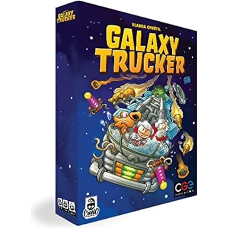 Cranio Creations Galaxy Trucker, interstellares Brettspiel in Italienisch mit strategischen Herausforderungen und humorvollem Weltraumabenteuer