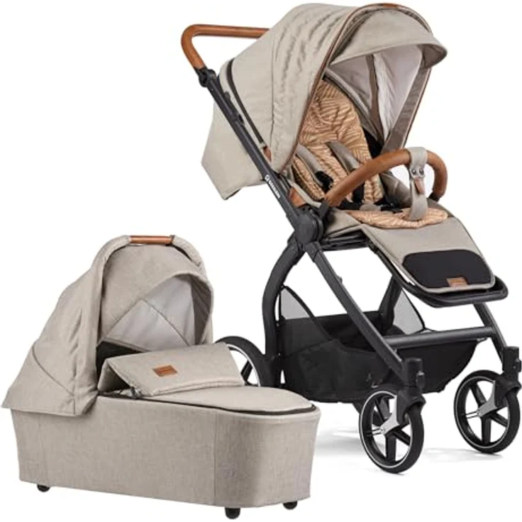 Gesslein FX4 Swing 2in1 Kinderwagen-Set, inkl. Babywanne Panorama Lyx, ergonomisches Hängematten-Feeling, 10 kg leicht, umfangreiches Zubehör – Bild 2