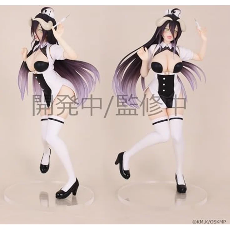 System Service Overlord Vivit PVC Statue Albedo Nurse Ver. 18 cm, detailreiche Sammelfigur in bedruckter Box – Bild 4