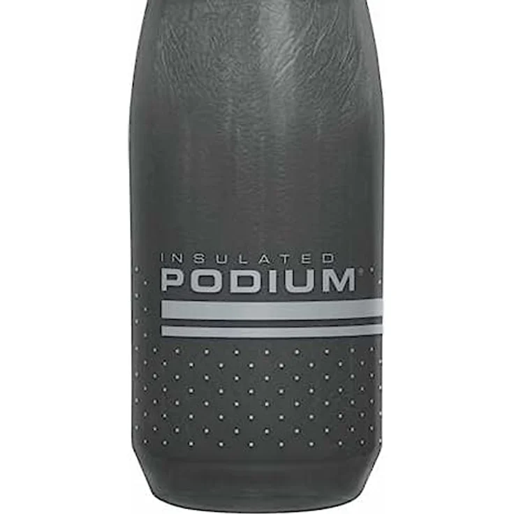 Camelbak Podium Chill Trinkflasche 620 ml - schwarz/silber. – Bild 6