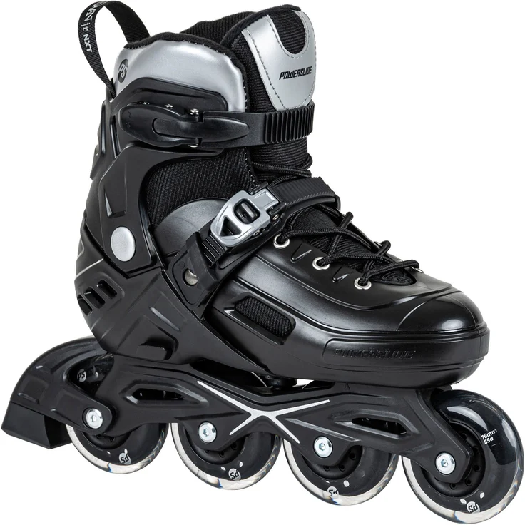 Powerslide Inlineskates Khaan Junior NXT Black adj. - Kinderskate mit Speed Control System (SCS) - Powerslide – Bild 1