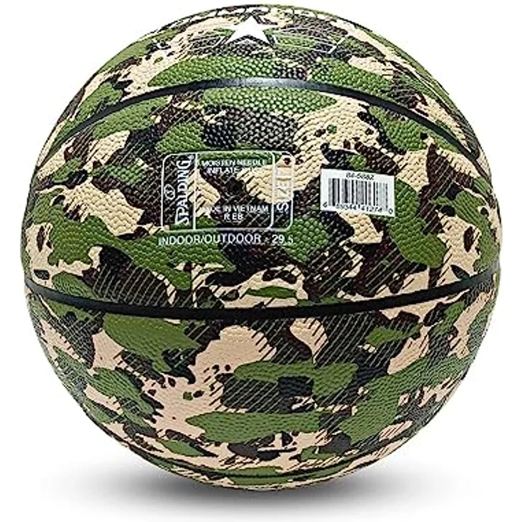 Spalding Unisex – Erwachsene Commander Sz7 Ball, Camo, 7 – Bild 5