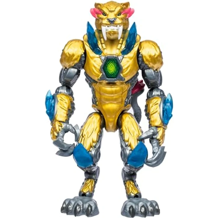MRBEAST LAB MrBeast Lab Mutators - Golden Panther Sammelfigur mit 20 Gelenkpunkten, 13 cm hoch – Bild 5