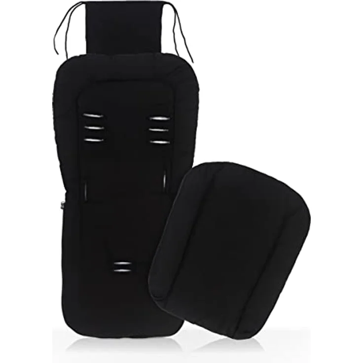 Stimo24 Sommerfußsack für Buggy Kinderwagen Jogger, Schwarz, abnehmbar, 90 x 40 cm, waschbar bei 30°C, geeignet für 3- und 5-Punkt-Gurtsysteme – Bild 3