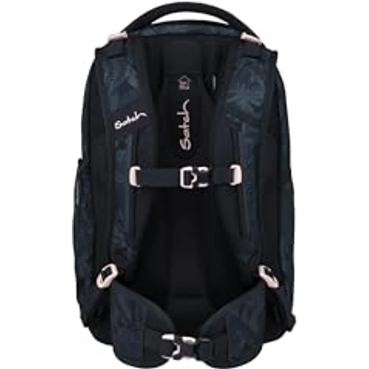 Satch Schulranzen MATCH Midnight Jungle, ergonomischer Schulrucksack mit 30 + 5 Litern, 4 Fächern und Your-Size-System – Bild 4