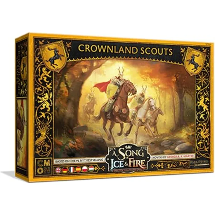 Cmon A Song of Ice & Fire - Crownland Scouts, Einheiten-Erweiterung mit 4 Miniaturen und Bewegungstableau