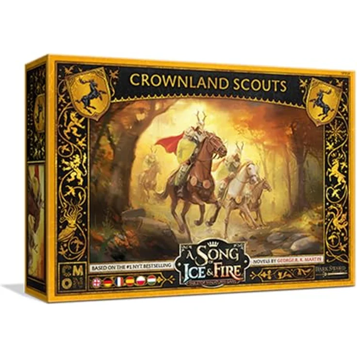 Cmon A Song of Ice & Fire - Crownland Scouts, Einheiten-Erweiterung mit 4 Miniaturen und Bewegungstableau – Bild 1