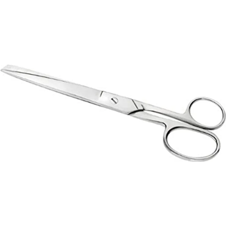 WESTCOTT Papierschere Edelstahl, 20 cm mit ergonomischen Griffen und hochglänzender Oberfläche