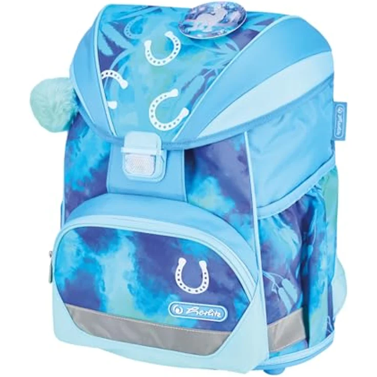 Herlitz Schulranzen Set 6-teilig Lucky Horse Ultralight XL, Ergonomische Schultasche für 1. Klasse, 22 L Volumen, wasserabweisend, inkl. Etui und Sportbeutel – Bild 2