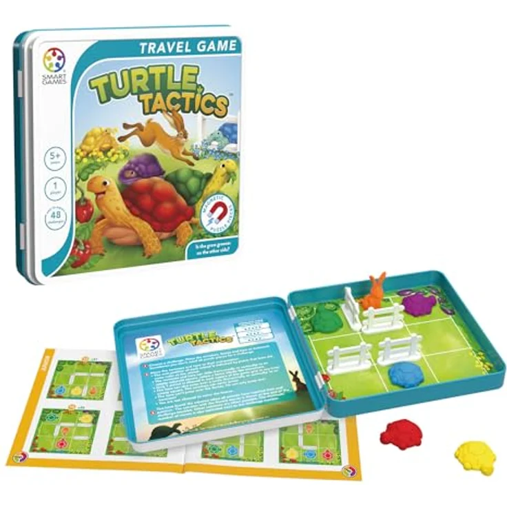 SmartGames Turtle Tactics Reisspel, Lernspiel für Kinder ab 5 Jahren, kompaktes Reiseetui, magnetische Teile - Preisvergleich – Bild 2