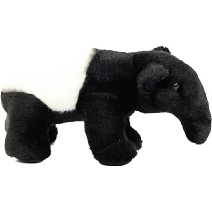 Teddys Rothenburg Kuscheltier Tapir stehend schwarz/weiß 22 cm Plüschtapir Plüschtier mit kuschelweichem Plüsch – Bild 3