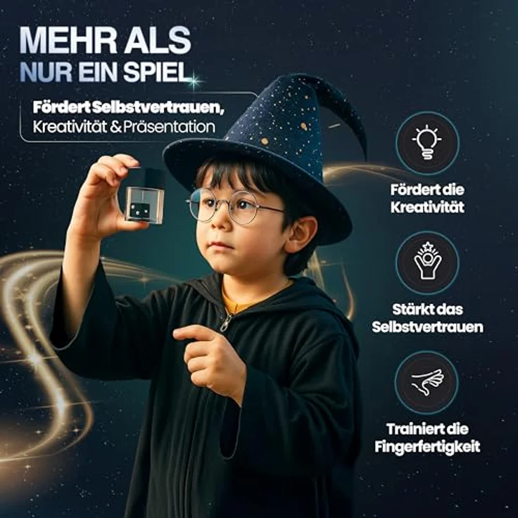Clementoni EHRLICH BROTHERS mini MAGICS, durchsichtiger Zauberkasten für Kinder ab 3 Jahren – Bild 5