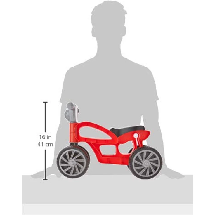 Chicos Mini Custom Rutscher Motorrad, Kindermotorrad mit 4 Rädern und leichtem Design, ab 10 Monaten, für drinnen und draußen – Bild 2