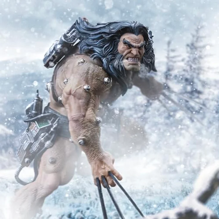 Iron Studios Art Scale 1/10 - Marvel - Weapon X Wolverine (50th Anniversary) Statue, 18 cm, resin mit Sockel – Bild 2