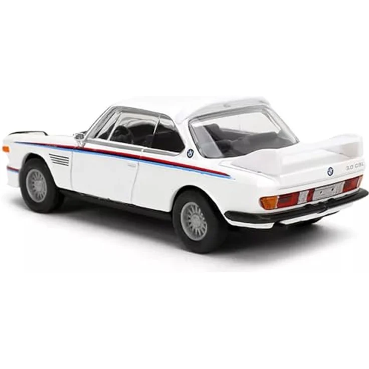 Majorette Collection 1975 BMW 3.0 CSL, Modellauto im Maßstab 1:64 mit Metallchassis, Gummireifen und Showcase, Welle 2, ab 14 Jahren – Bild 3