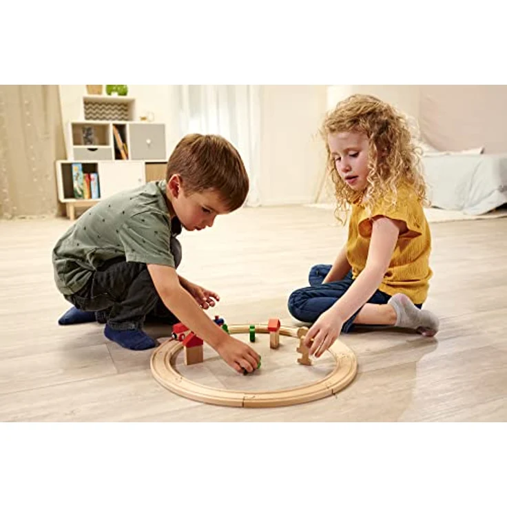 Eichhorn Bahn – Holzeisenbahn Kreis – 135cm große Strecke – Bild 4