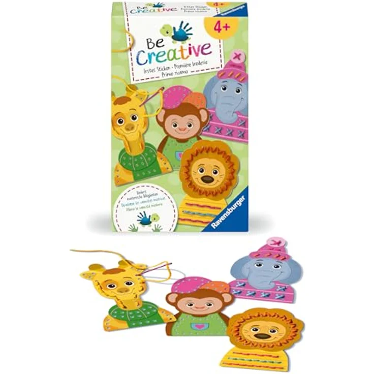 Ravensburger BeCreative Mini, Kreativset Erstes Sticken ohne Nadel für Kinder ab 4 Jahren, Made in Europe – Bild 7