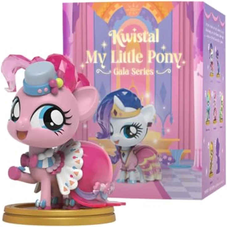 Mighty Jaxx Kwistal Fwenz My Little Pony Serie 3 Gala Edition, Sammelfigur mit magischer Kwistal-Optik und detaillierten Schönheitsflecken – Bild 6